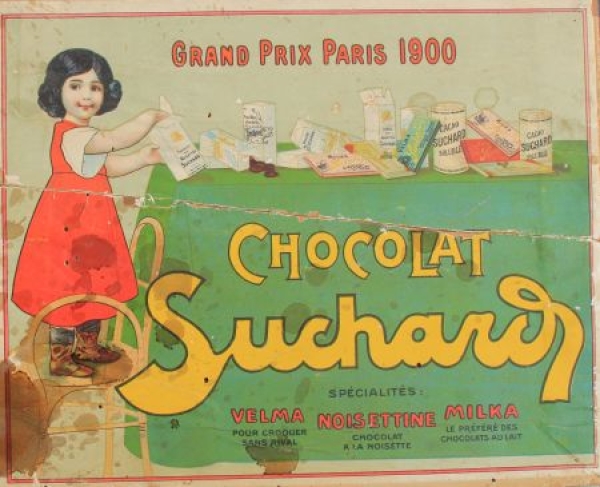 Suchard Chocolat "Grand Prix Paris 1900" Chocolat-Advertisingdisplay 1905 (9412)